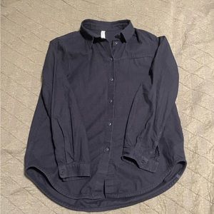 Lululemon Black Flannel Shirt